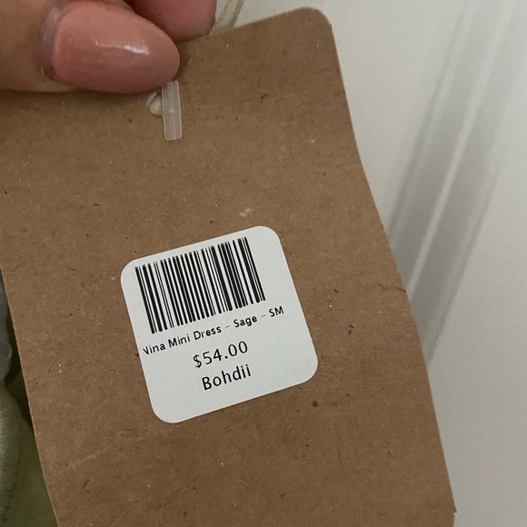 Sage green bodycon dress - Picture 3 of 3